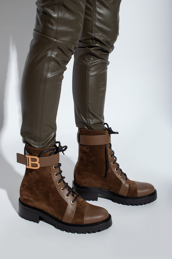 Balmain Ankle boots with logo