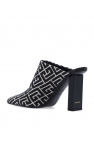 balmain Mantel Monogrammed mules