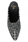 balmain Mantel Monogrammed mules