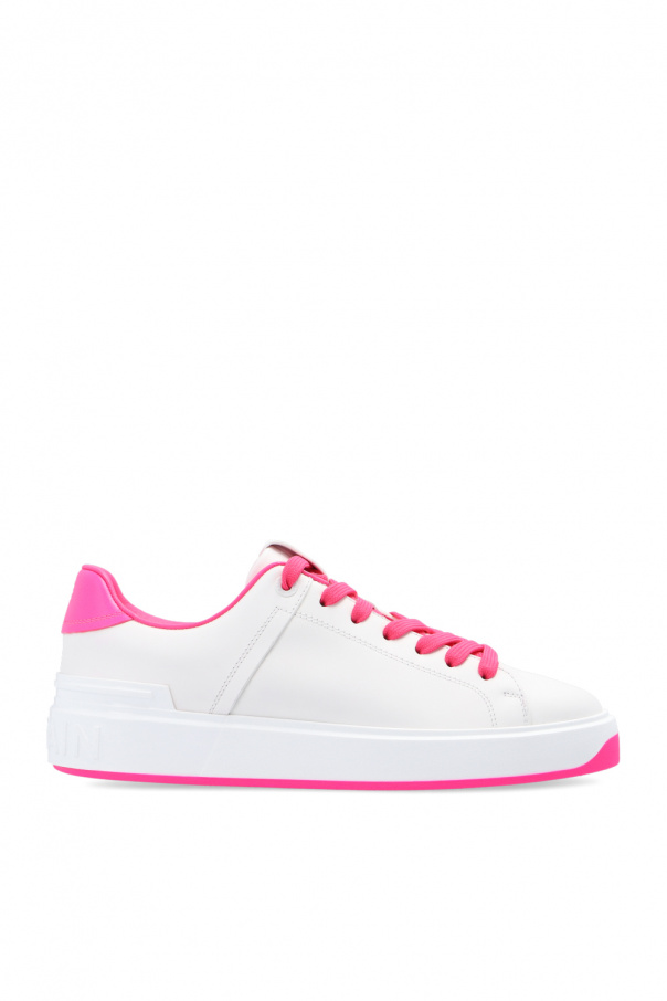 balmain Pink ‘B-Court’ sneakers