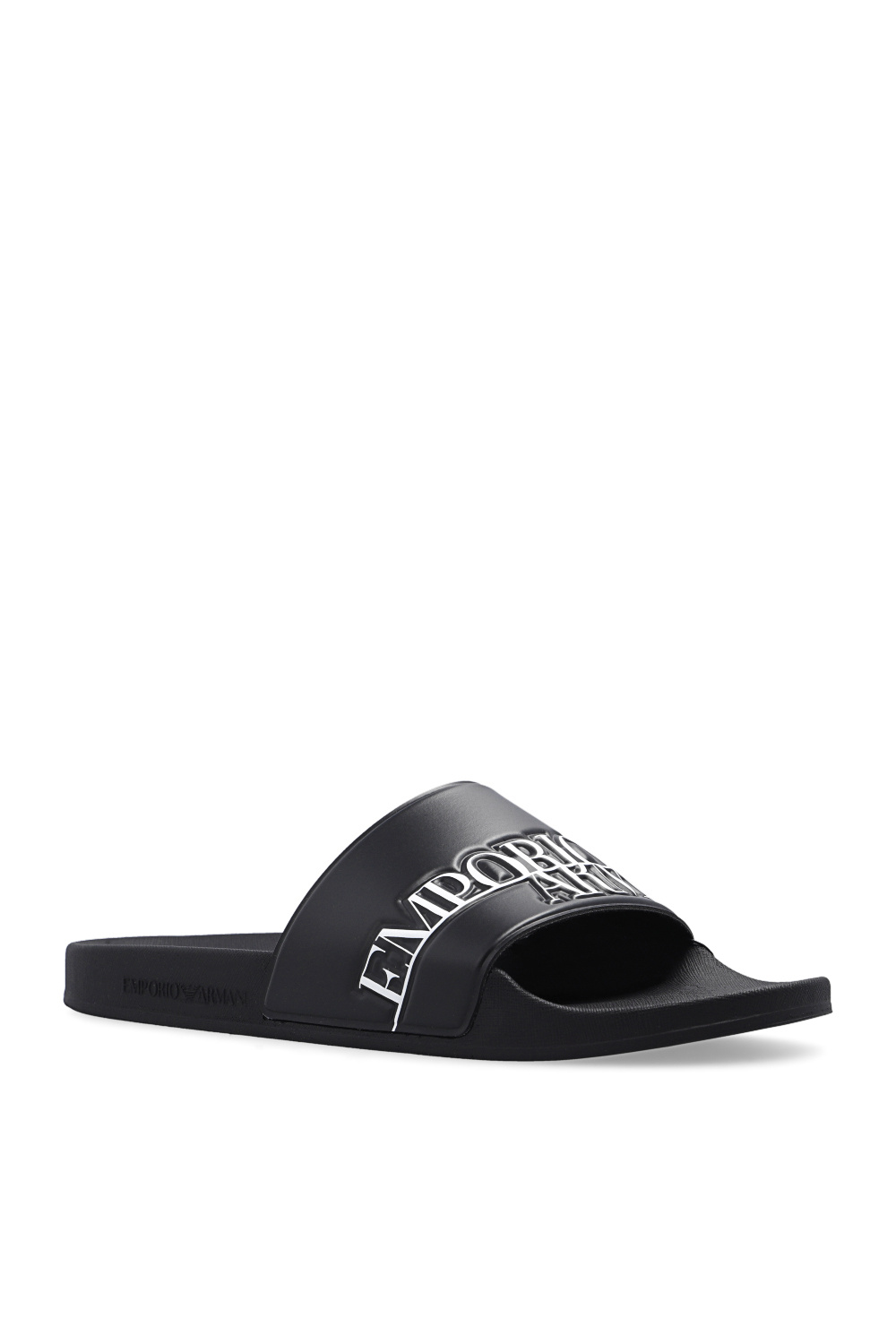 Emporio Armani Rubber slides with logo