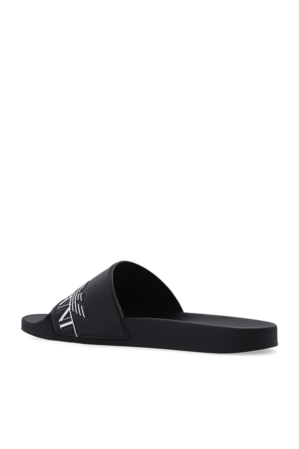 Emporio Armani Rubber slides with logo