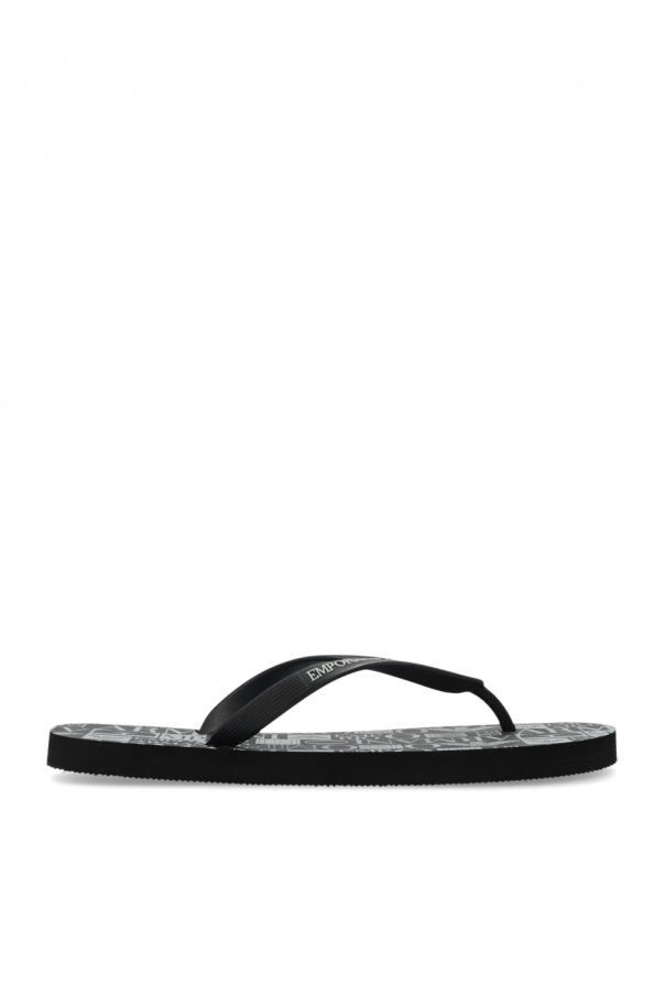 Emporio holdall armani Rubber slides with logo