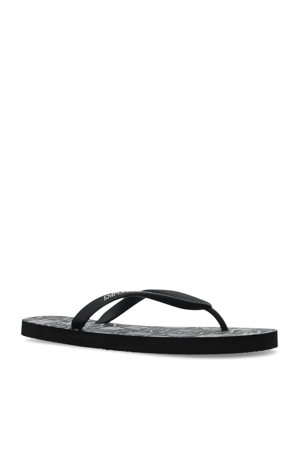 Emporio holdall armani Rubber slides with logo