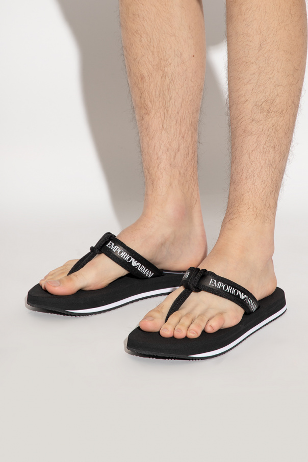 Emporio Armani Slides with logo