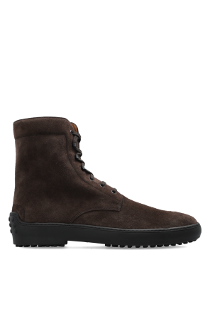 Suede ankle boots