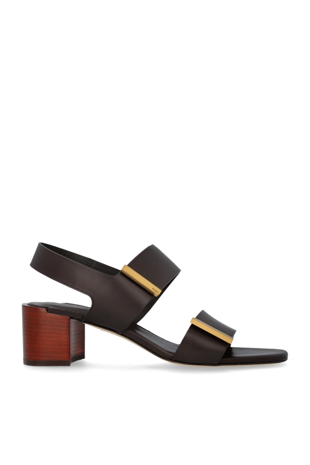 Leather high-heeled sandals od Tod’s