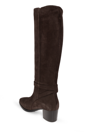 Tod’s Suede knee-length heeled boots