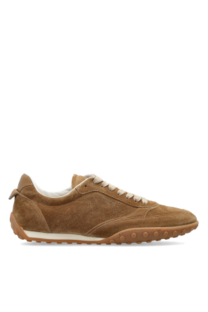 Leather sports shoes