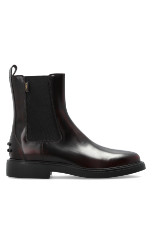 Ankle boots with logo