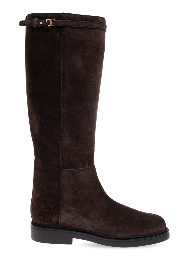 Suede knee-high boots od Tod’s