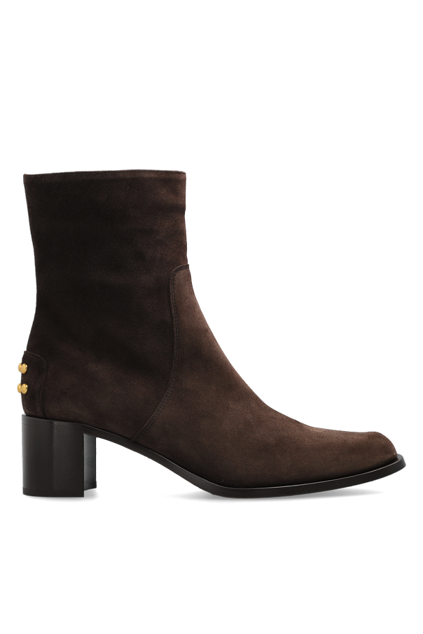 Suede ankle boots with heel od Tod’s