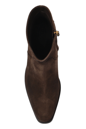 Tod’s Suede ankle boots with heel