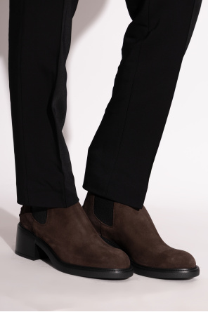 Suede heeled ankle boots od Tod’s