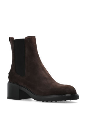 Tod’s Suede heeled ankle boots