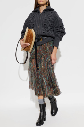 Tod’s Lederstiefeletten mit Absatz