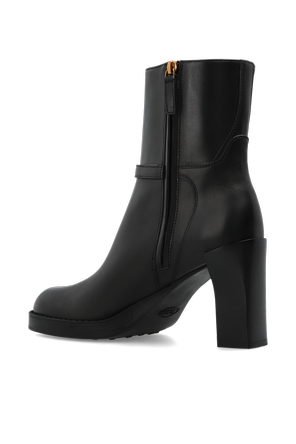 Tod’s Lederstiefeletten mit Absatz