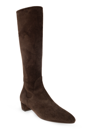 Aeyde Suede heeled boots ‘Yana’
