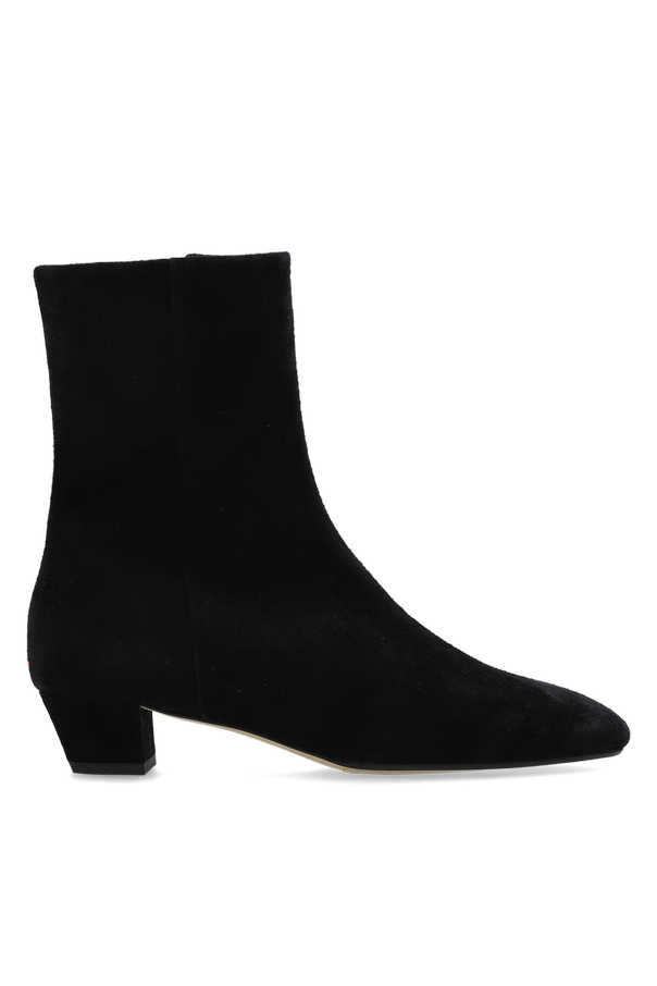 Suede heeled ankle boots ‘Yasmin’ od Aeyde