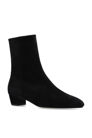 Aeyde Suede heeled ankle boots ‘Yasmin’