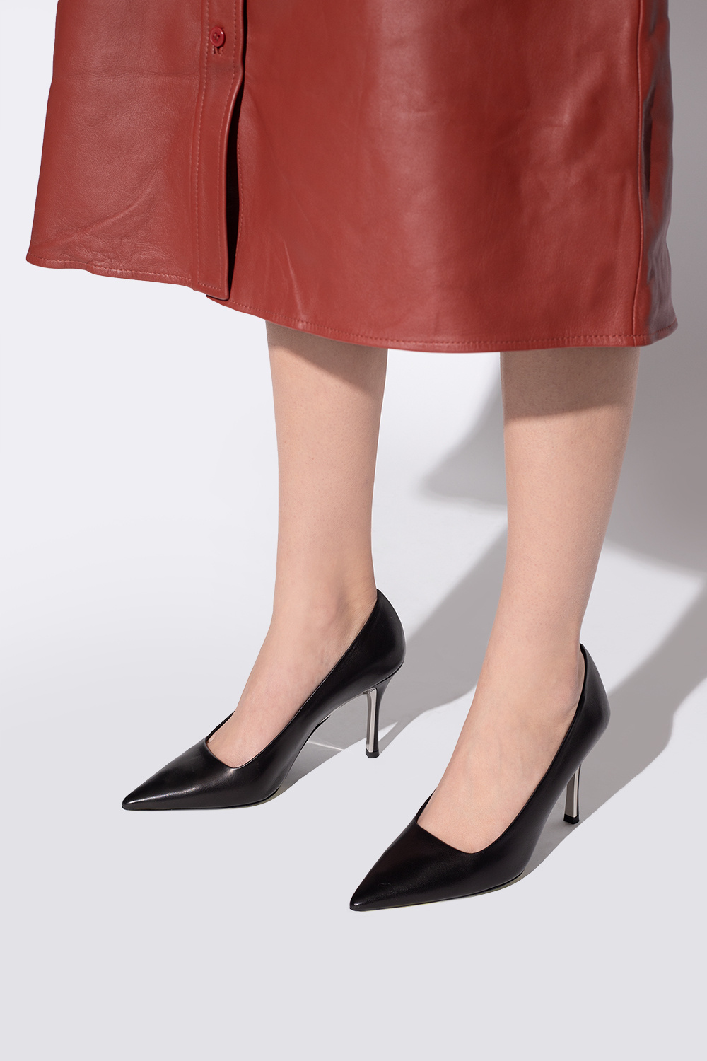 Furla ‘Code Decolette’ stiletto pumps