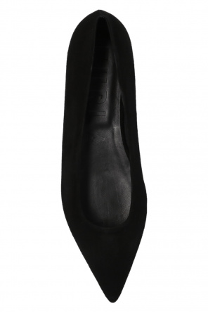 Furla ‘Code’ leather ballet flats