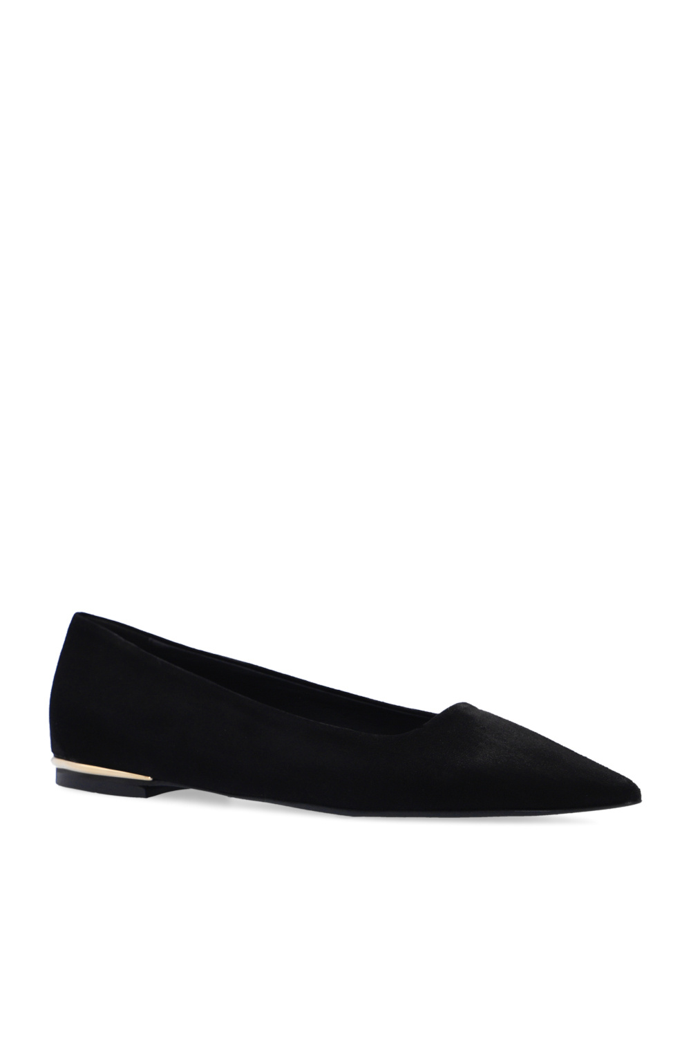 Furla ‘Code’ leather ballet flats