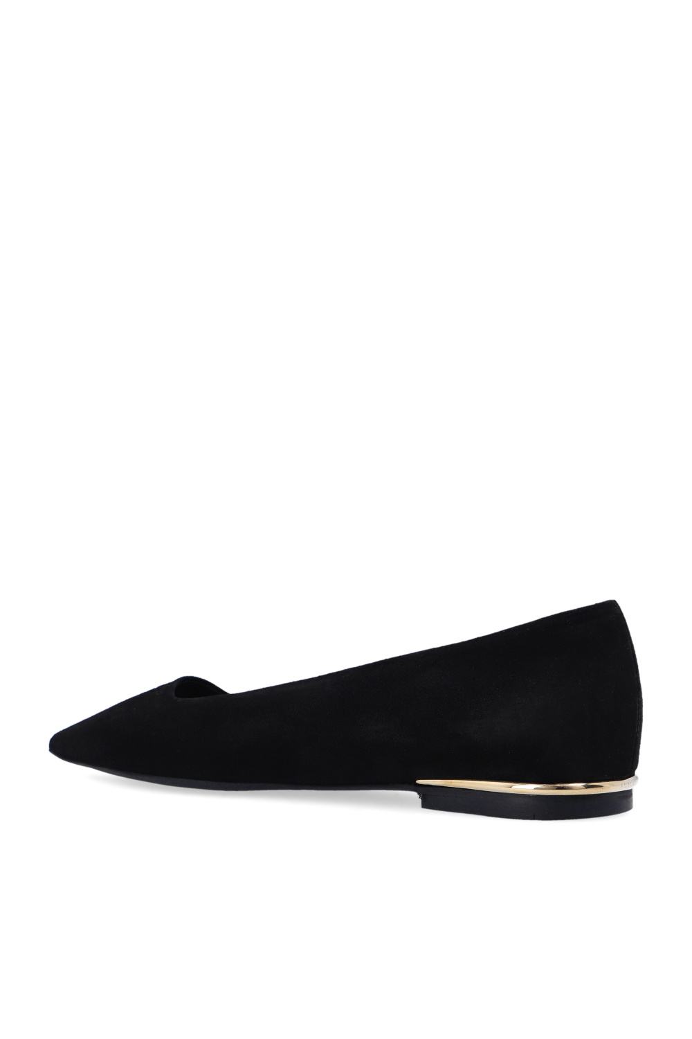 Furla ‘Code’ leather ballet flats