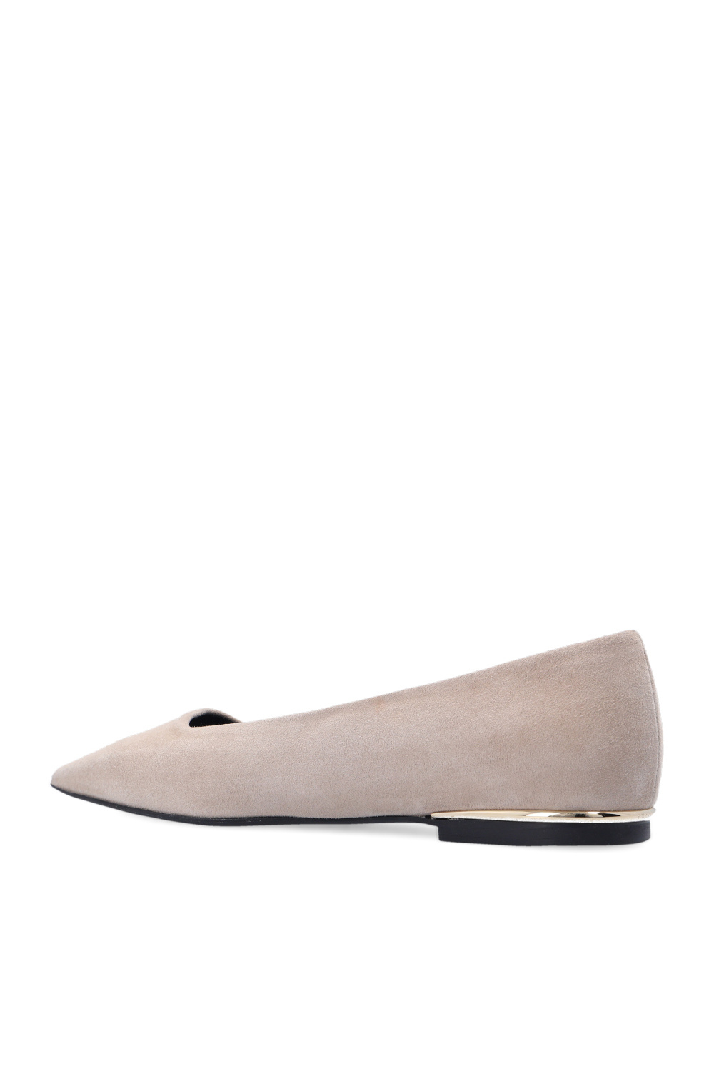 Furla ‘Code’ leather ballet flats