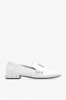 Tommy Hilfiger Hvide retro-sneakers i læder
