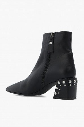 Furla ‘Block’ leather ankle boots