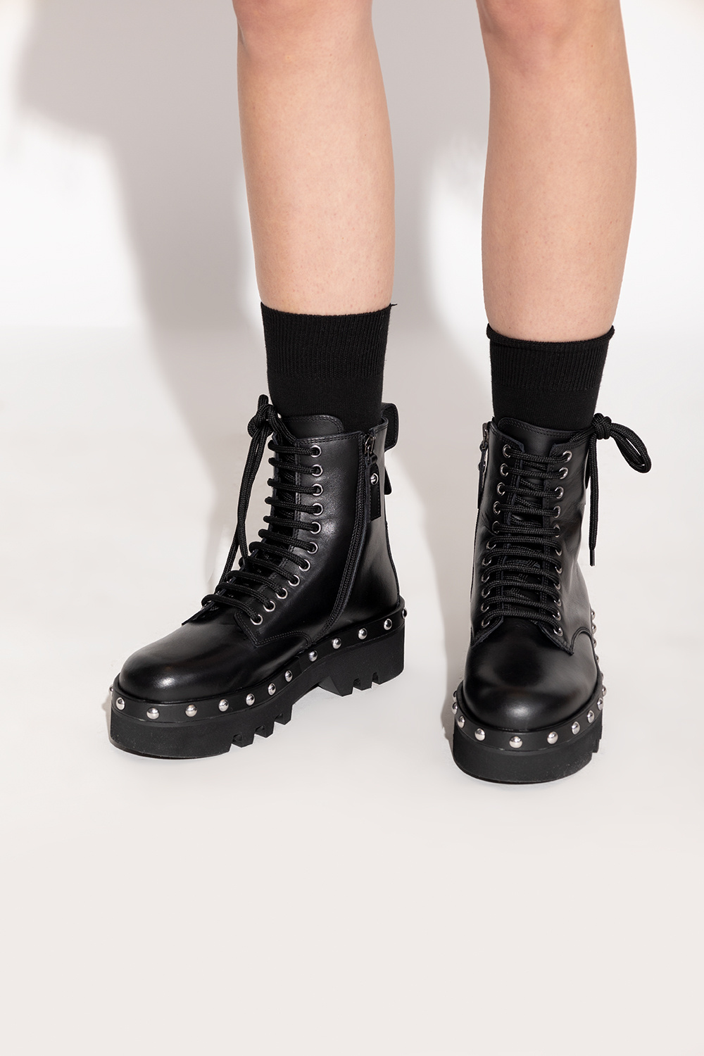 Furla ‘Rita’ leather combat boots | Women's Shoes | Vitkac