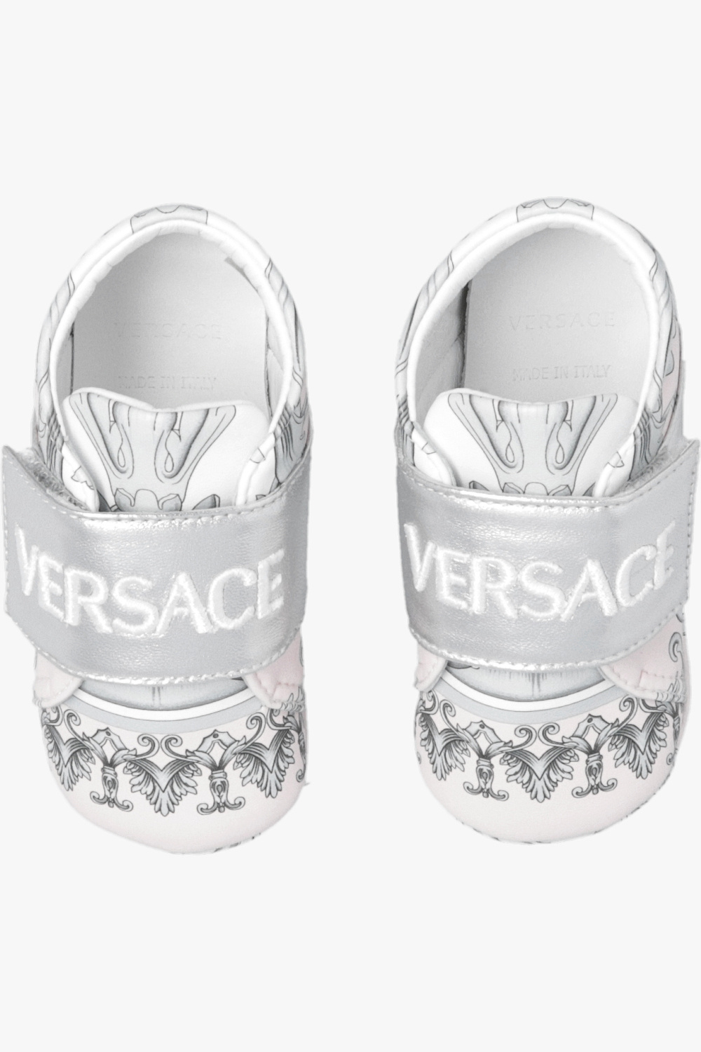 Versace Kids Common Projects Original Achill Sneakers In Grey Leather