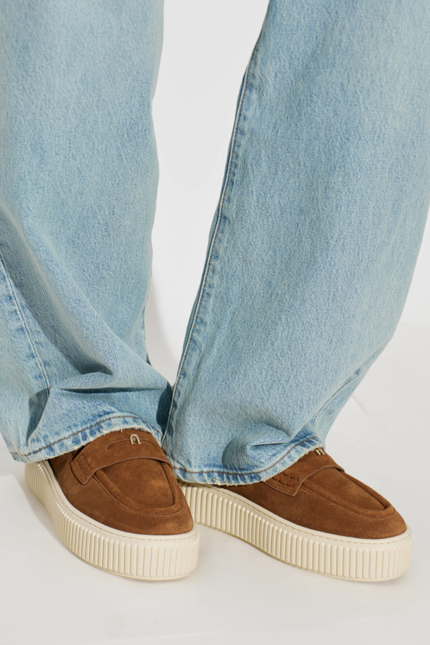 Furla Mocasines de ante "Sky"