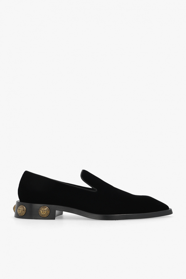 Balmain collar ‘Coin’ loafers