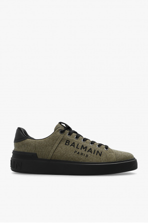 court sneakers with logo balmain shoes lscp ged