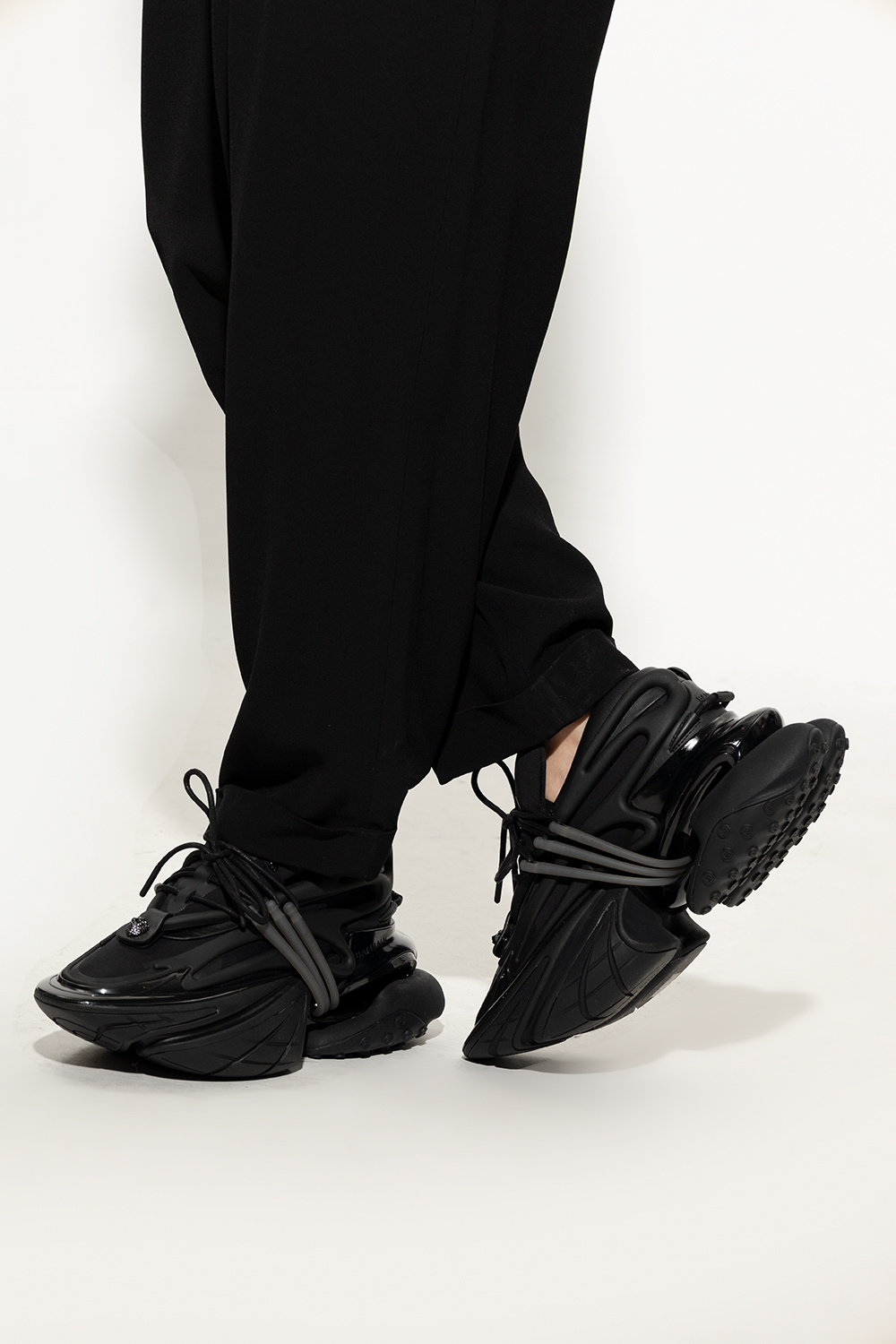 Balmain fit jeans - Black 'Unicorn' sneakers - IetpShops