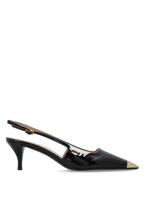 ‘Metal Slingback’ heeled shoes