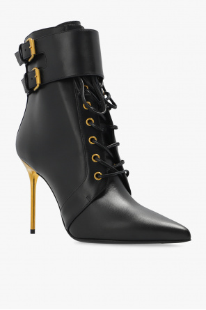 Balmain Leather ankle boots