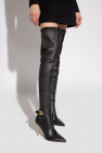 Balmain Leather over-the-knee boots