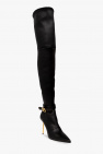 Balmain Leather over-the-knee boots