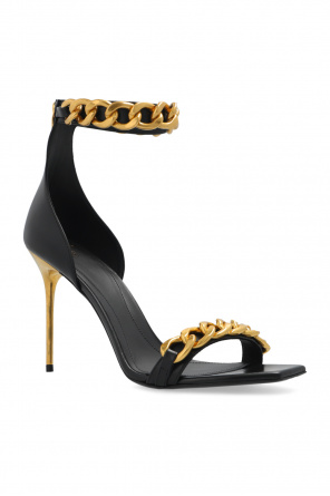 balmain cotton ‘Uma’ heeled sandals