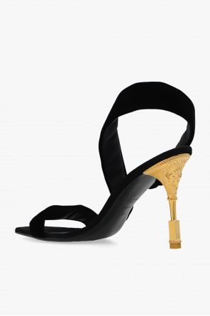 balmain zip-up ‘Moneta’ heeled sandals