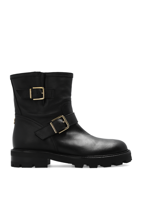 ‘Youth II’ studded ankle boots od Jimmy Choo