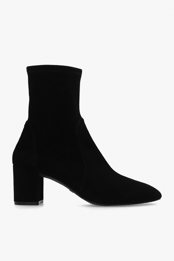 Stuart Weitzman ‘Yuliana’ suede heeled ankle boots