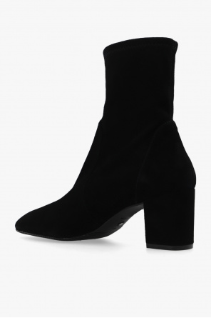 Stuart Weitzman ‘Yuliana’ suede heeled ankle boots