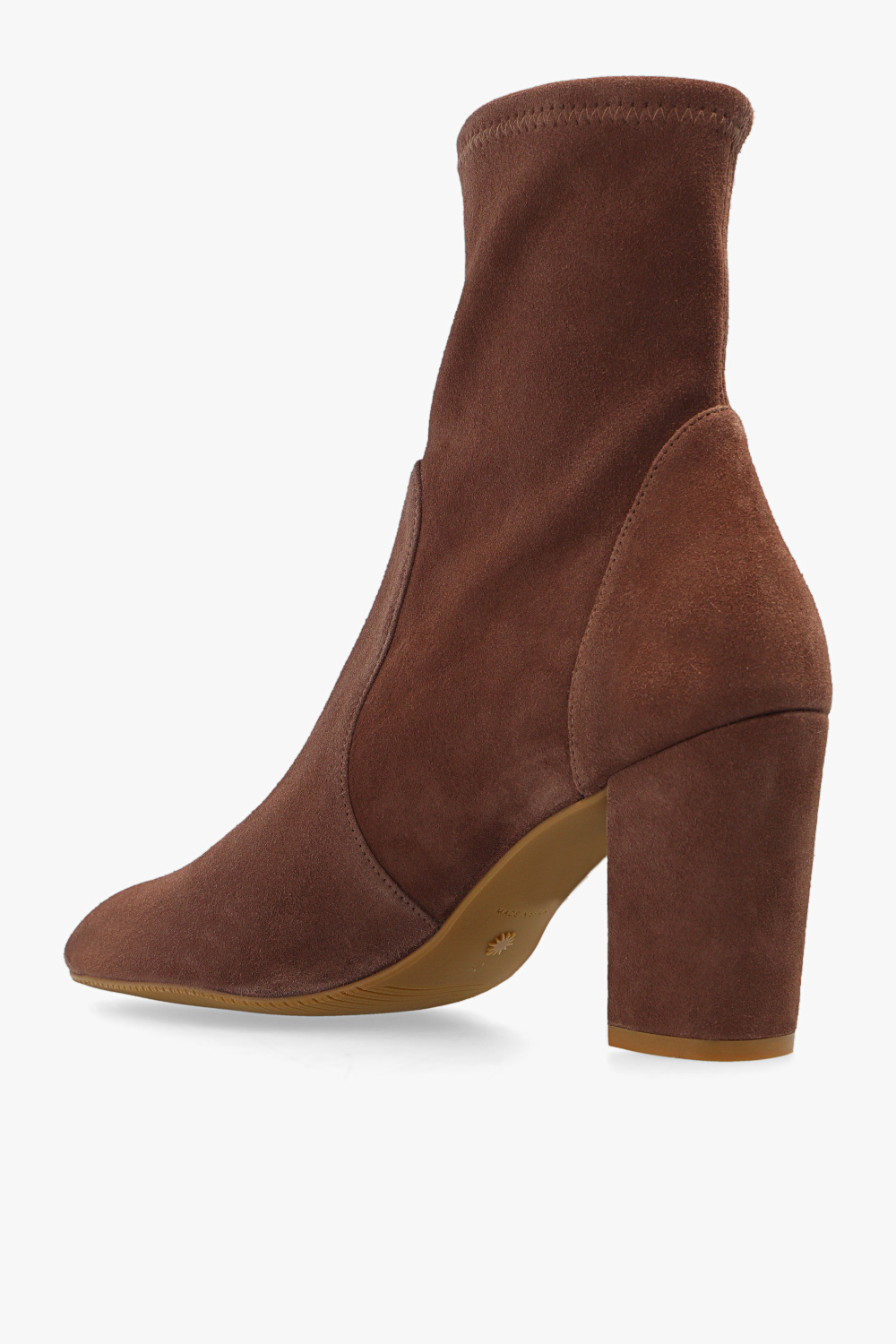 Stuart Weitzman ‘Yuliana’ suede heeled ankle boots