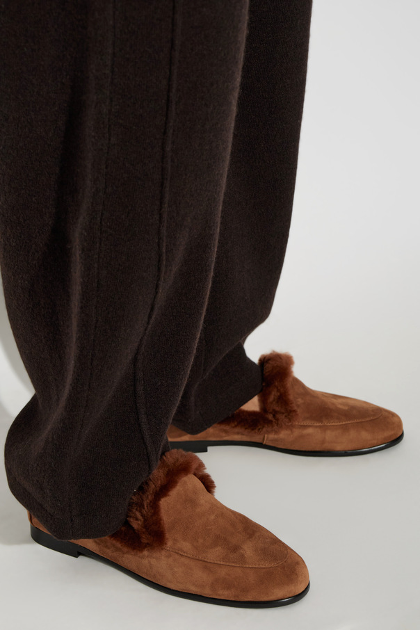 BLACK SUEDE STUDIO ‘Zora’ loafers