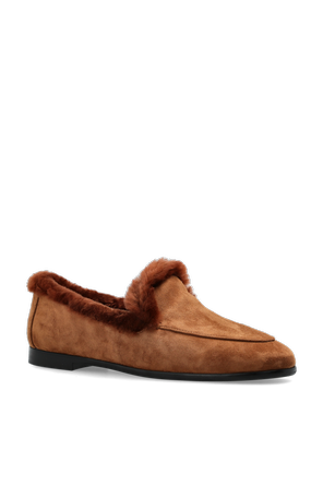 BLACK SUEDE STUDIO ‘Zora’ loafers