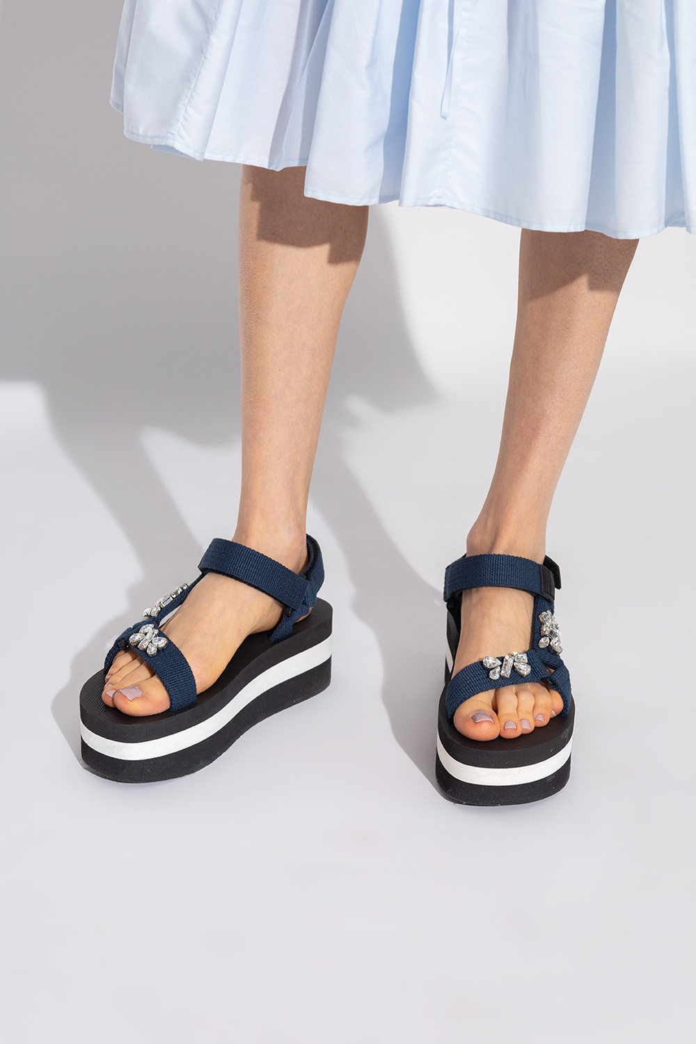 marni polka-dot Platform sandals
